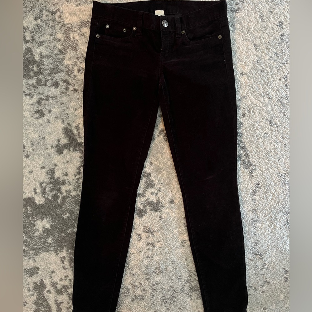 Plum Purple Aubergine Corduroy Pants